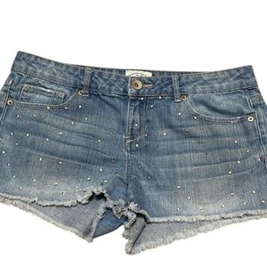 Aeropostale Studded Denim Shorts 9/10